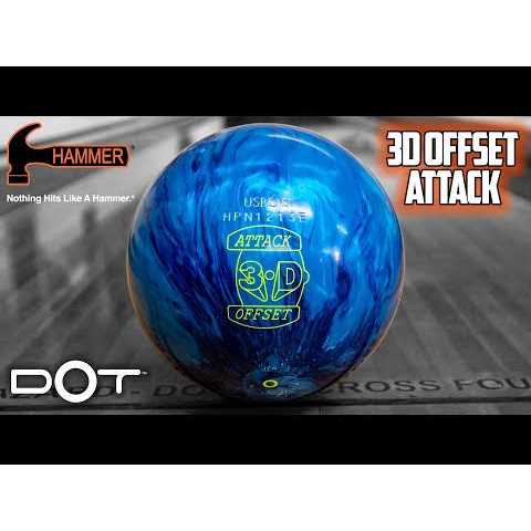 Hammer 3D Offset Attack Bowling Ball - Sports Supplies Online Store