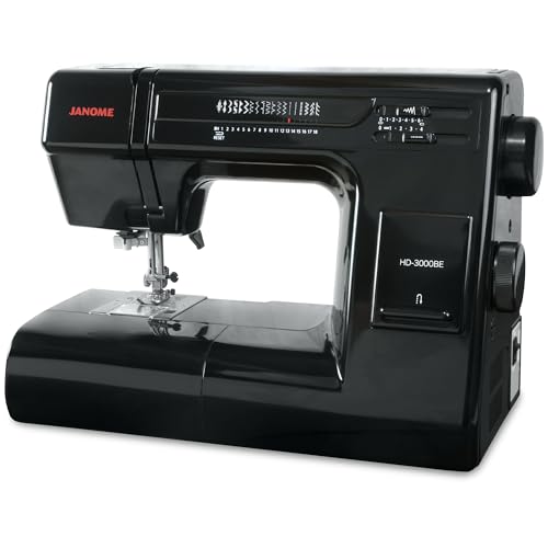 Janome Heavy Duty HD-3000 Black Edition Sewing Machine with Bonus 6 Piece Quilting Kit