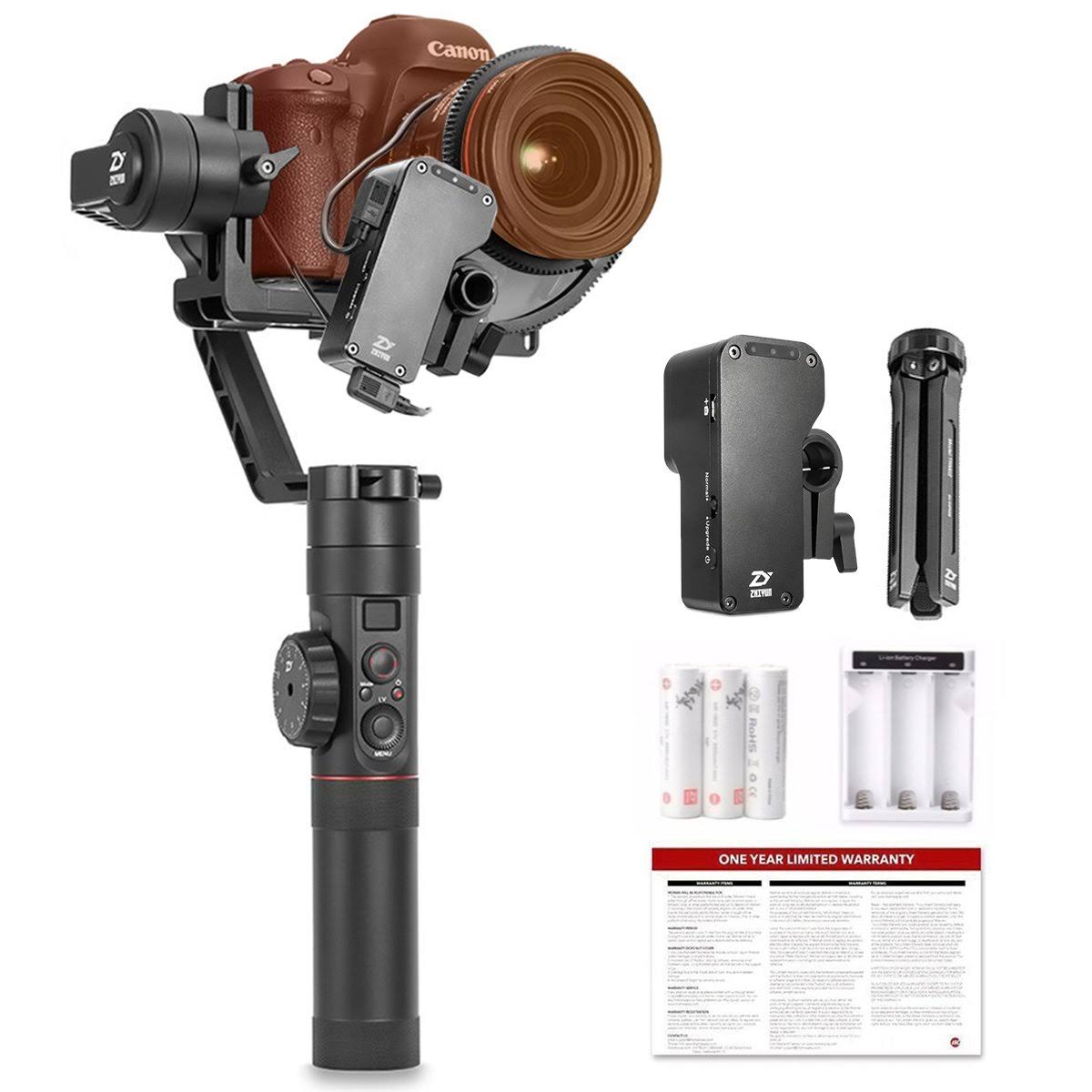 Zhiyun Crane 2 2018 3-Axis Gimbal for Dslr Camera, Get Free Servo Follow Focus