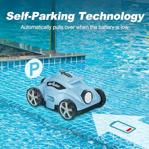 MEANFUN Cordless Robotic Pool Cleaner - Smart Home Appliances