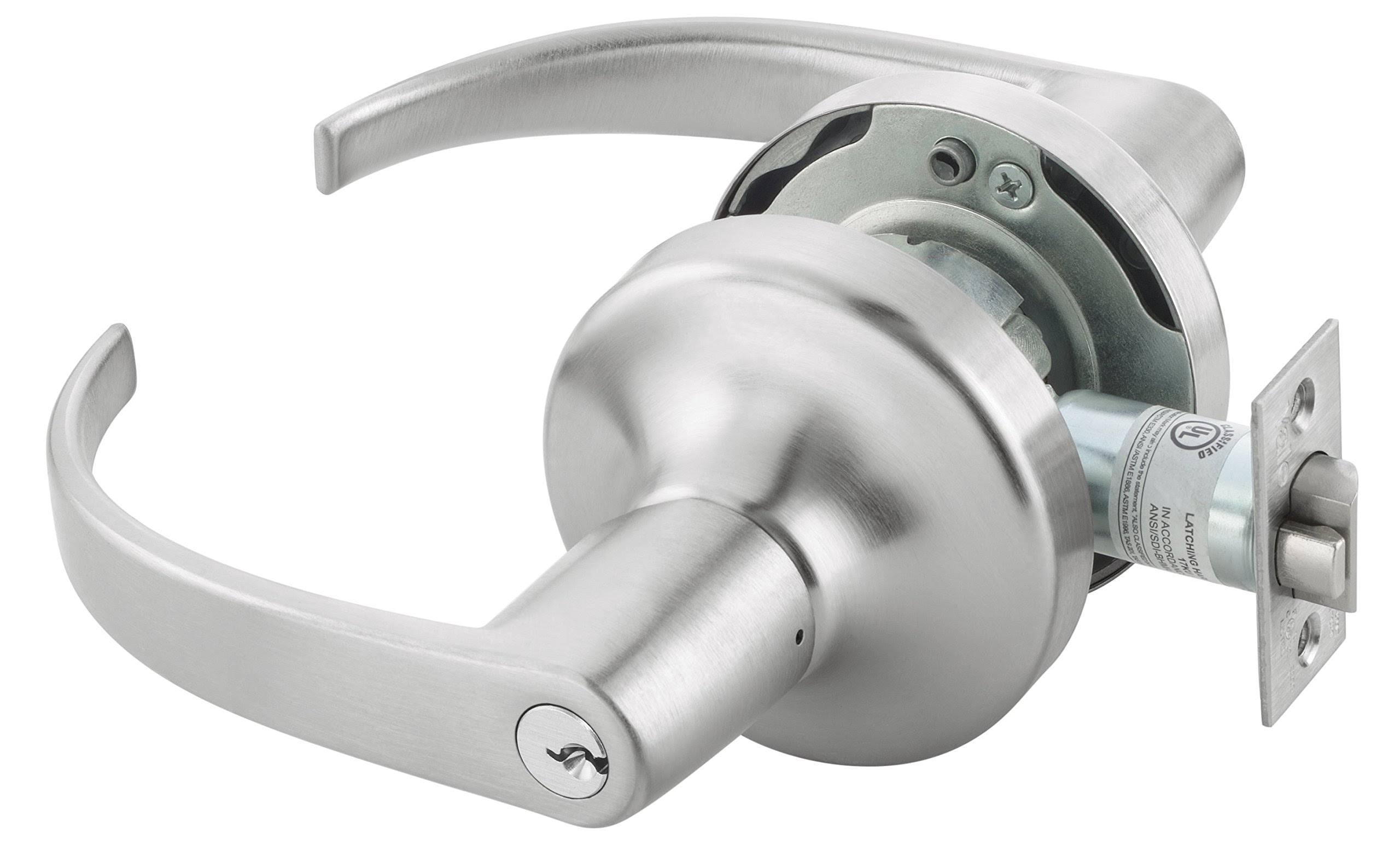 Yale MO4707LN-626 Entrance Door Lock - Grade 1 (mo Lever, Satin Chromium Plated)