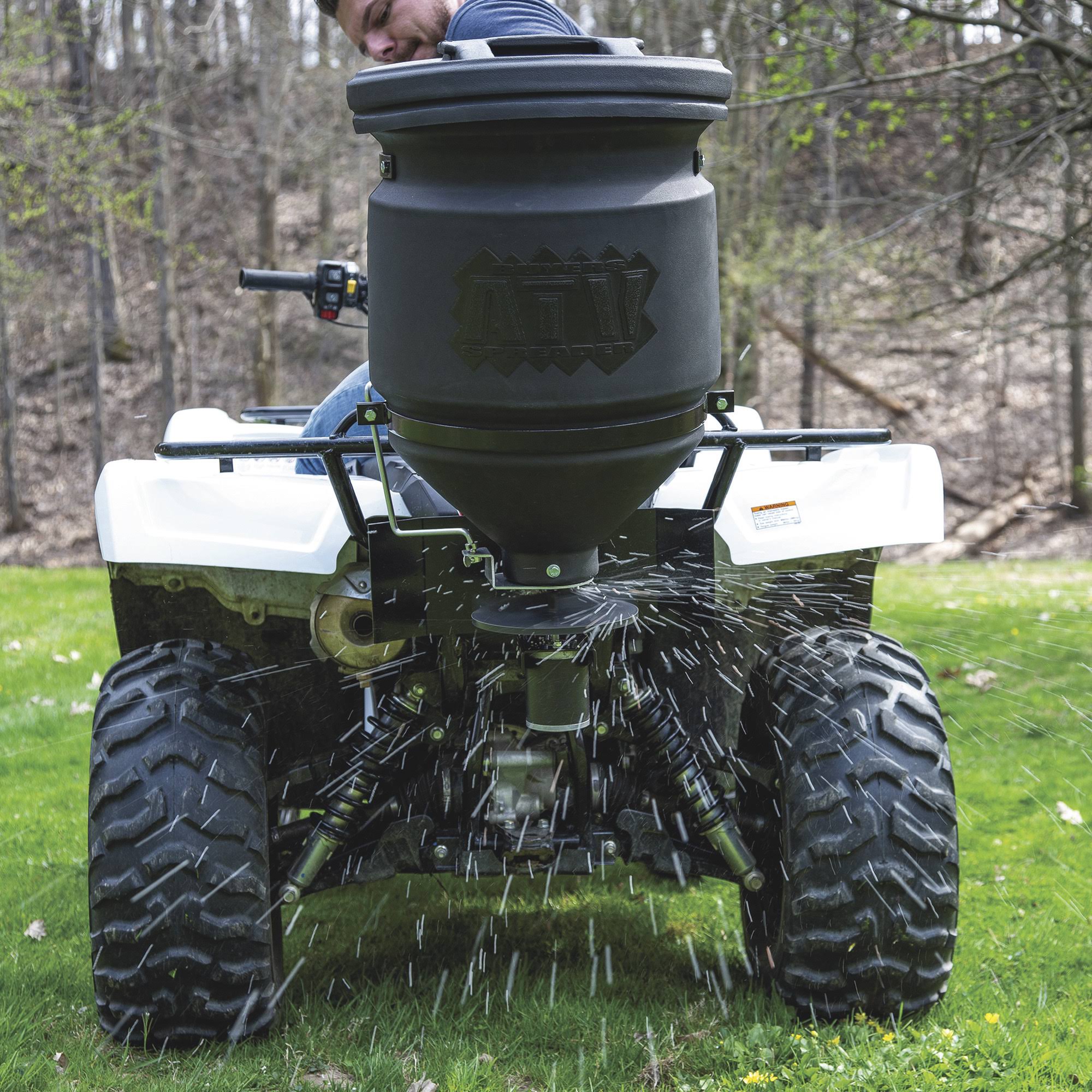 Buyers ATVS15A 15-Gallon ATV Broadcast Spreader with Rain Cover