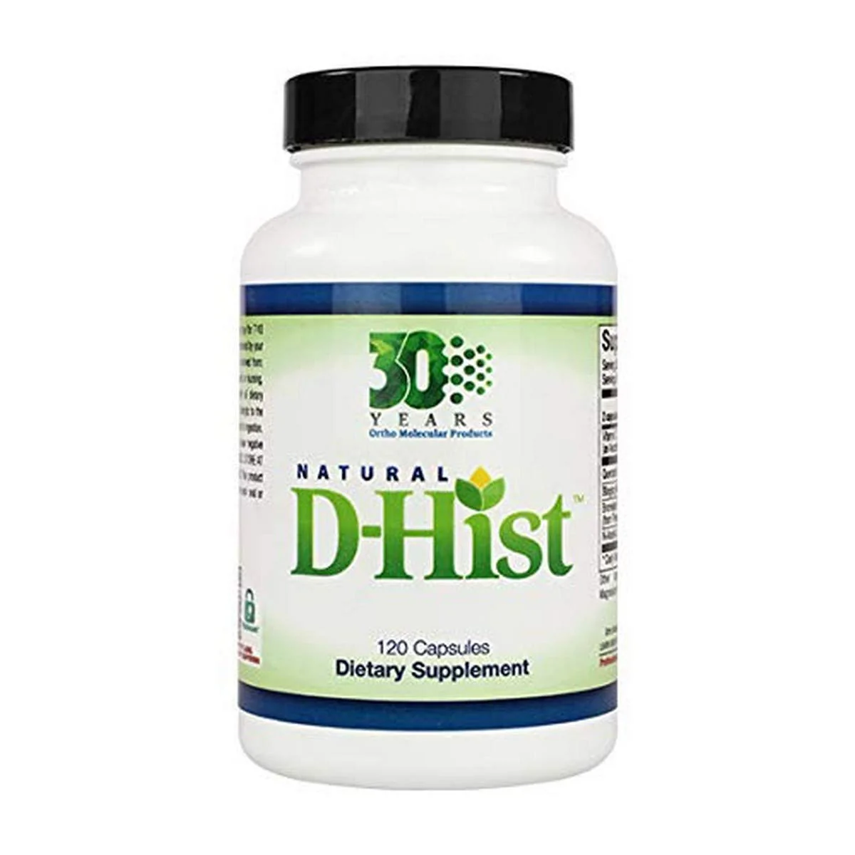 Ortho Molecular Product Natural D-Hist - 120 Capsules - Kansas Nuitrition - HNZSDS