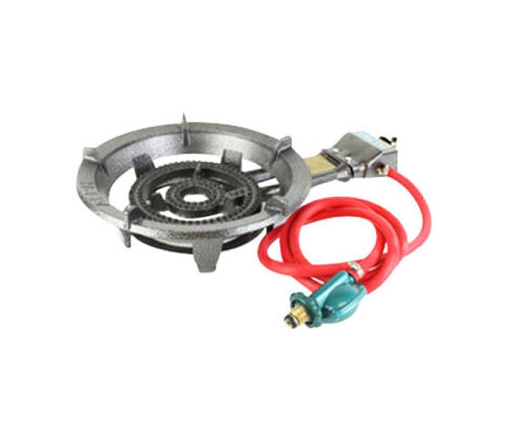 XtremepowerUS Outdoor Portable Single Burner GAS Propane Stove Range Camping BBQ Hose u0026 Regulator