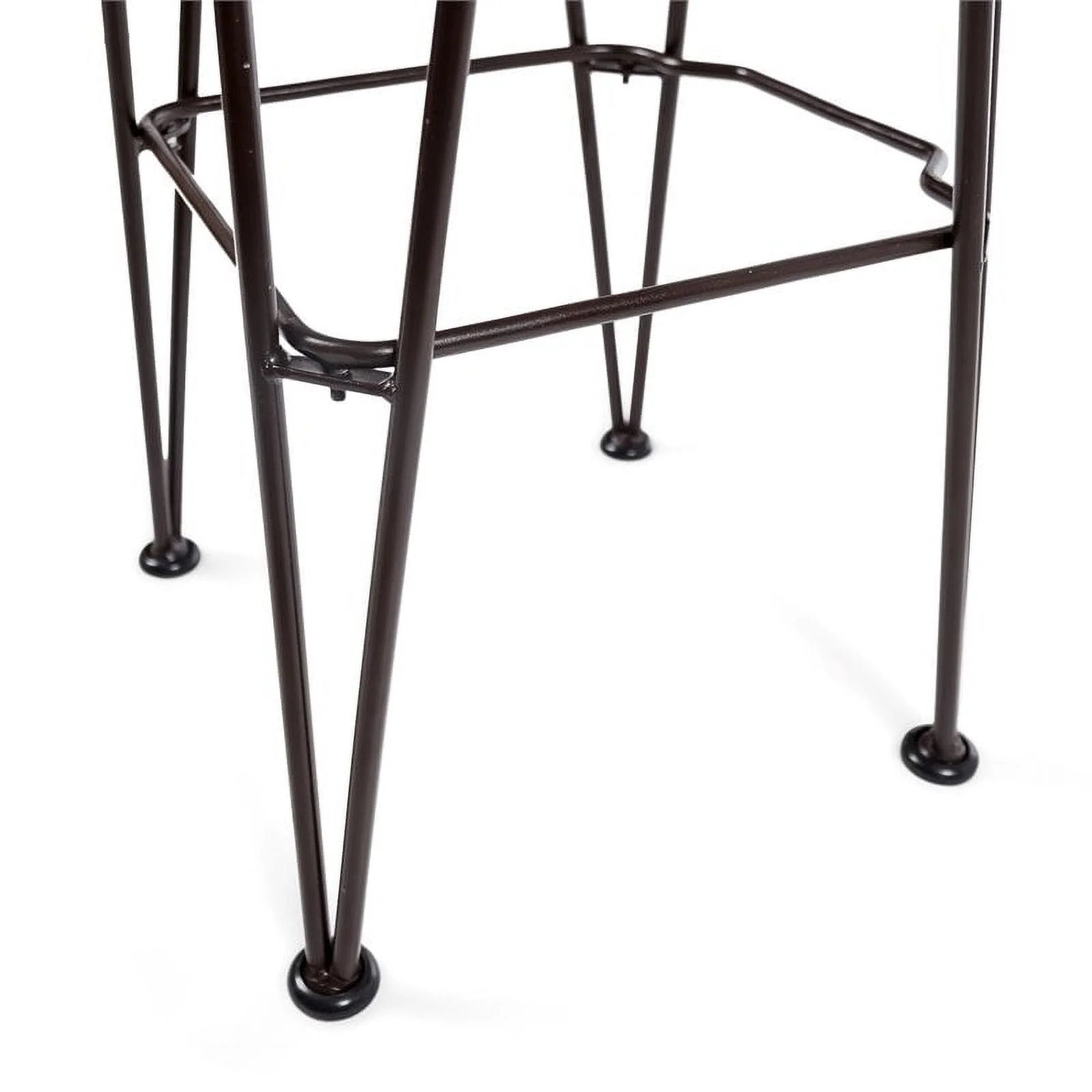 Noble House Denali Outdoor Teaked Acacia Wood Bar Set with Metal Iron Frame