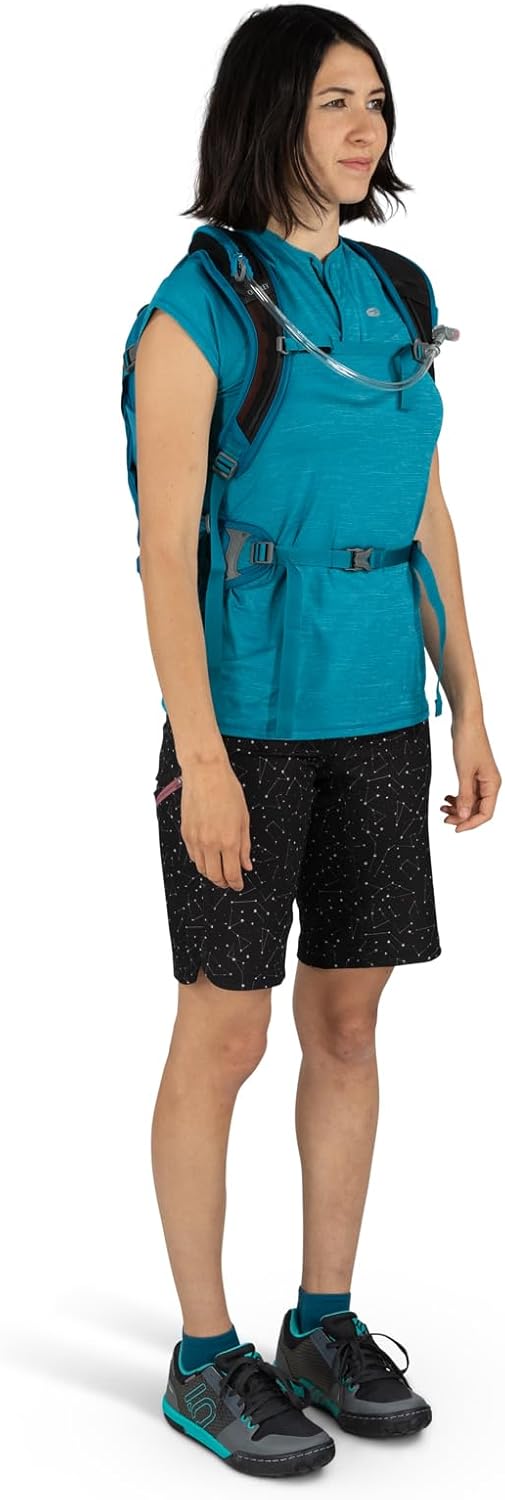 Osprey Raven 14L Women's Biking Backpack with Hydraulics Reservoir, Space Travel Grey