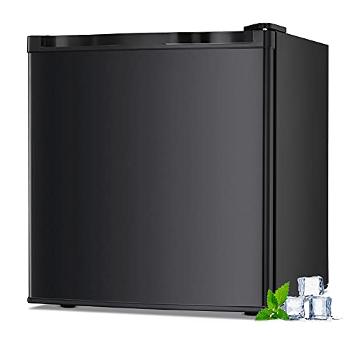 LHRIVER Mini Freezer Compact Upright Freezer, Small Freezer, Removable Shelves, Adjustable Thermostat Low Noise Mini Freezers for Bedroom, Apartment