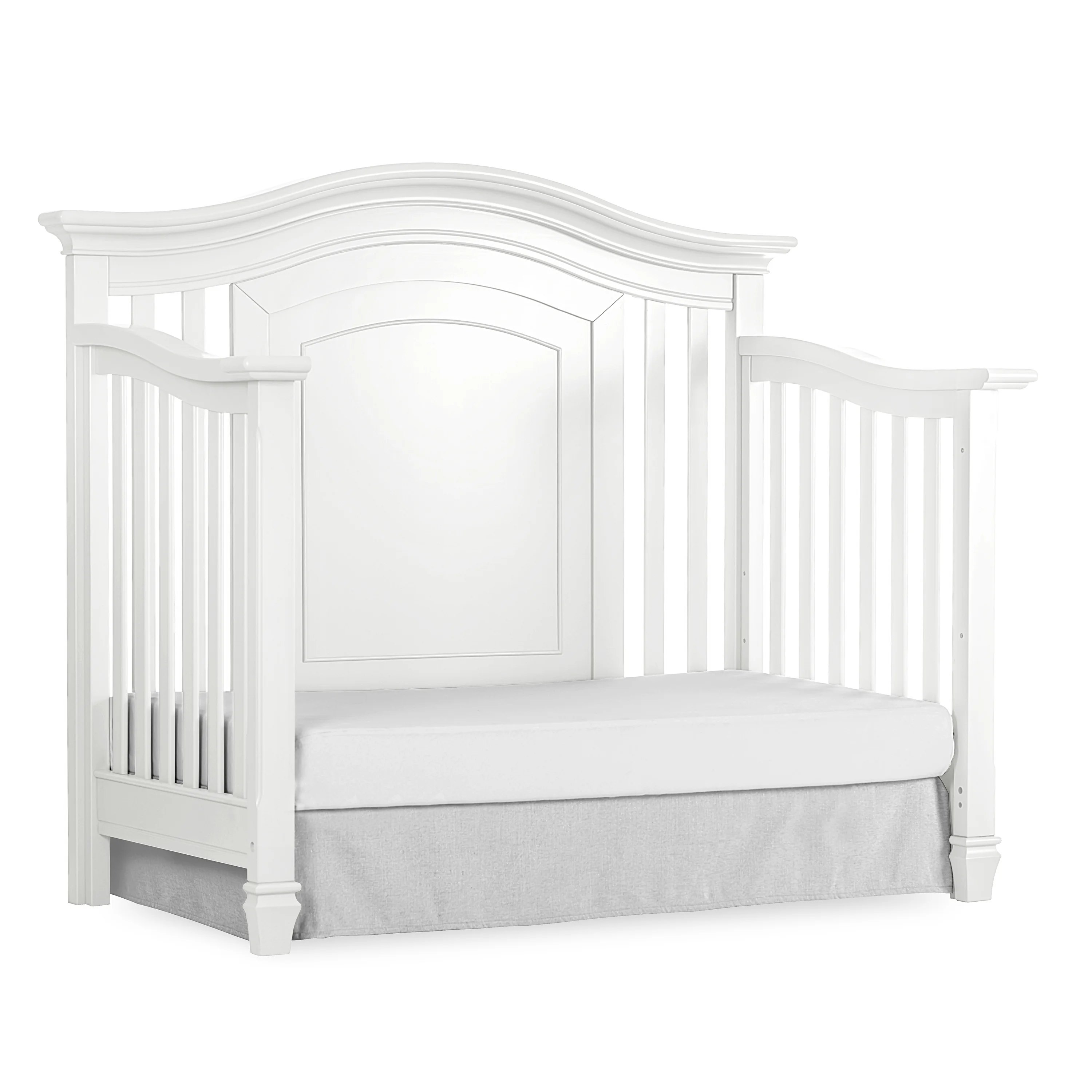 Evolur Fairbanks 5-in-1 Convertible Crib White - Radiant Selections