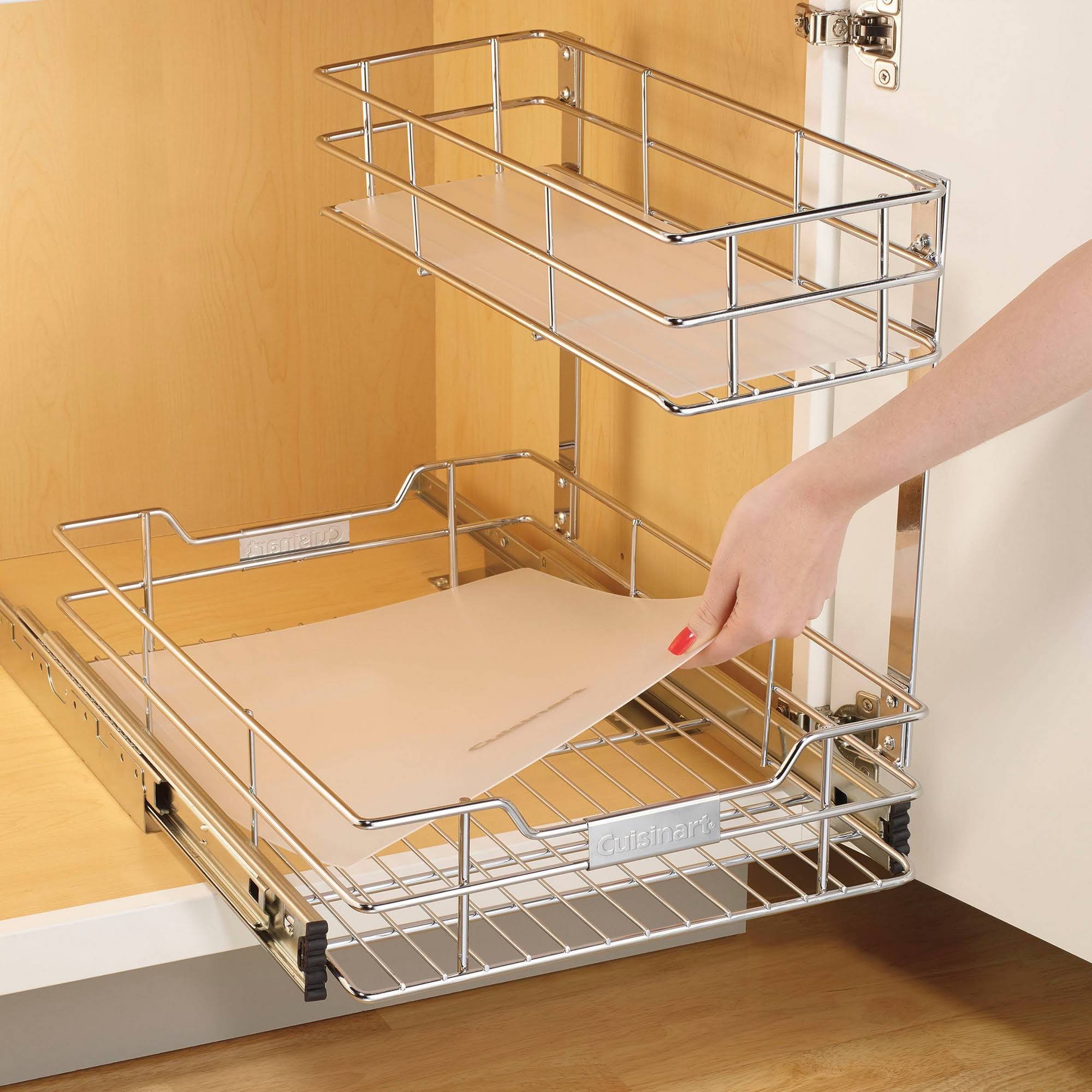 Cuisinart 2-Tier Sliding Cabinet Organizer