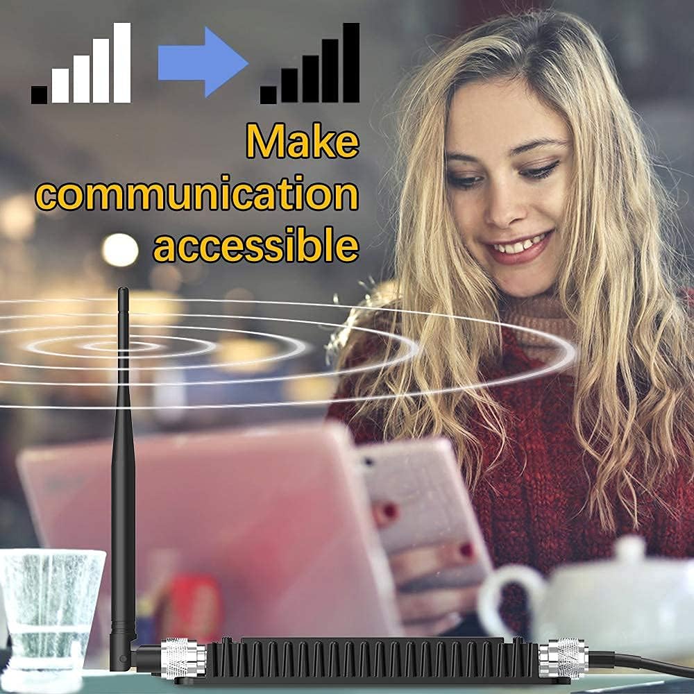 Verizon Cell Phone Signal Booster Verizon Straight Talk Home 4G LTE Band 13 Signal Booster Repeater Amplifier Improves 4G LTE and Calls Covers up to