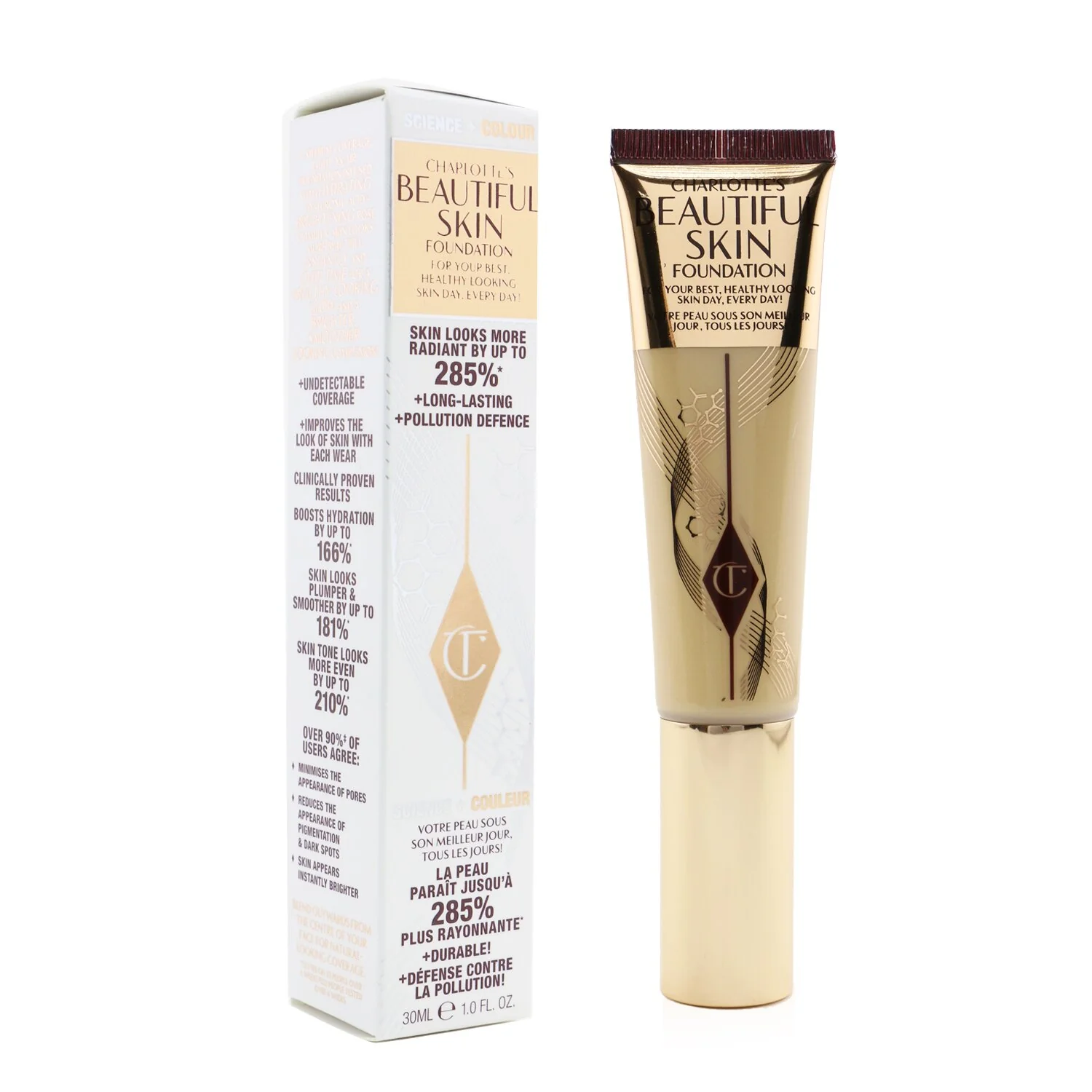 Charlotte Tilbury Charlotte's Beautiful Skin Foundation - # 9 Warm 30ml/1oz