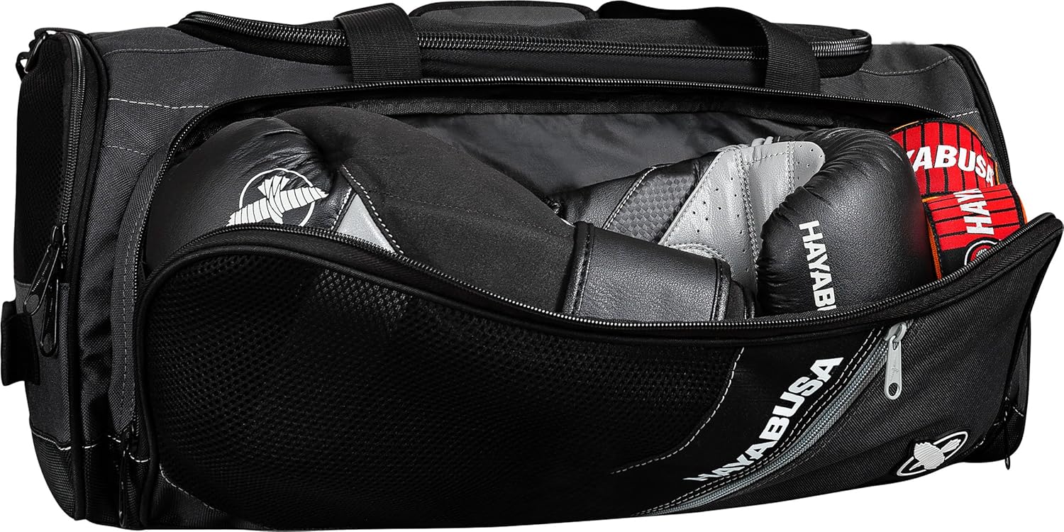 Hayabusa Ryoko Duffle Bag - Black/Grey, 50L