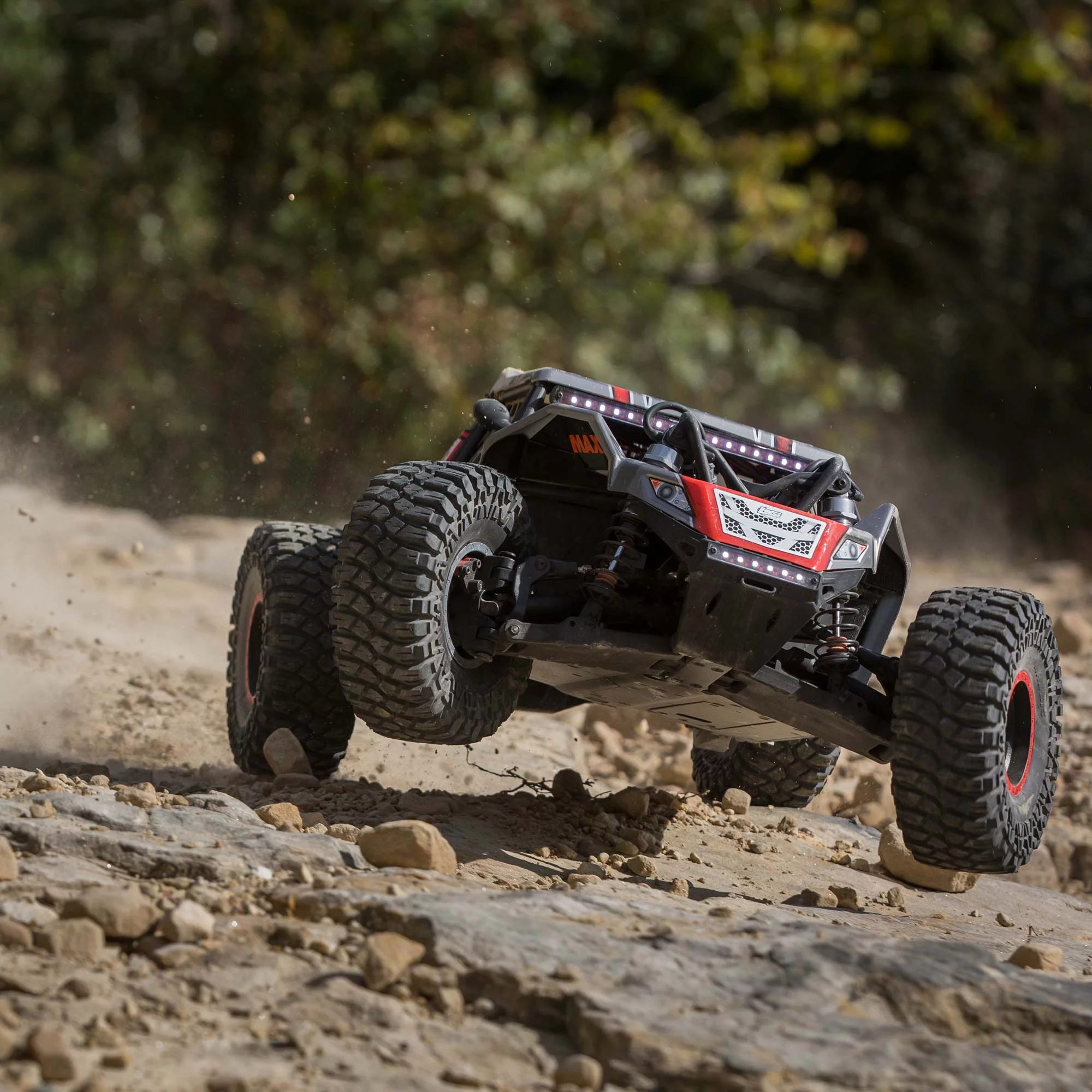 Losi RC Truck 1/6 Super Rock Rey V2 4 Wheel Drive Brushless Rock Racer RTR Battery and Charger Not Included Gray LOS05016V2T2 Cars Electric Kit Other
