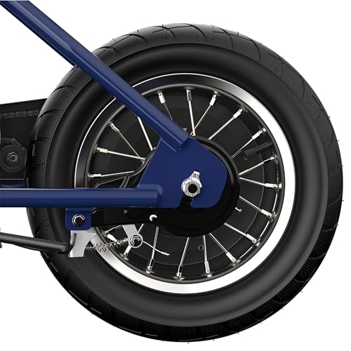 Razor Rambler 12 Electric Retro Minibike for Adults with 250W Motor, 12 Inch Tires, & 24V Battery, Dark Blue