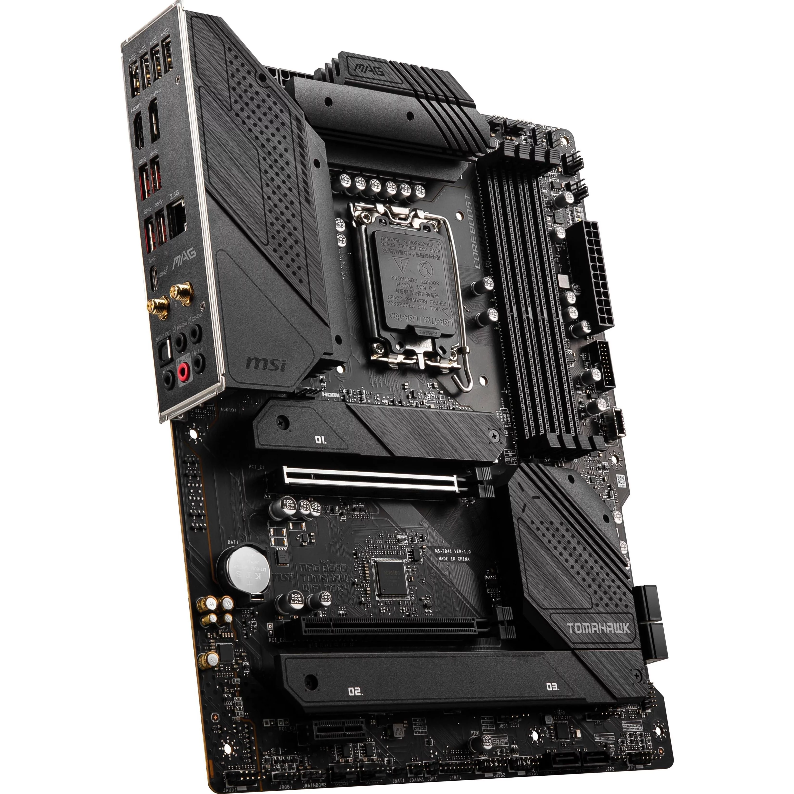 MSI MAG B660 TOMAHAWK WIFI DDR4 LGA 1700 Intel B660 SATA 6Gb/s ATX Intel Motherboard