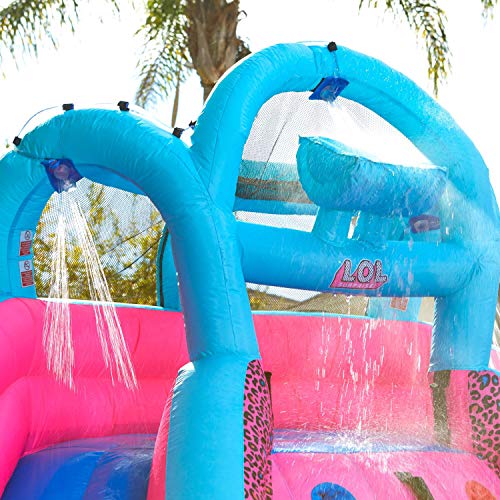 Little Tikes Rocky Mountain River Race Inflatable Slide Bouncer Multicolor, 161.00''L x 169.00''W x 103.00''