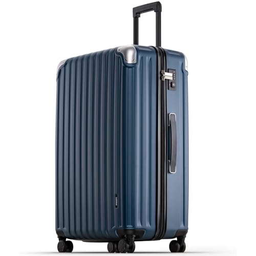 LEVEL8 Grace Carry on Luggage Airline Approved, 20 Inch Expandable Hardside Suitcases with wheels, Abs+Pc Harshell Spinner Luggages with Tsa Lock, Red