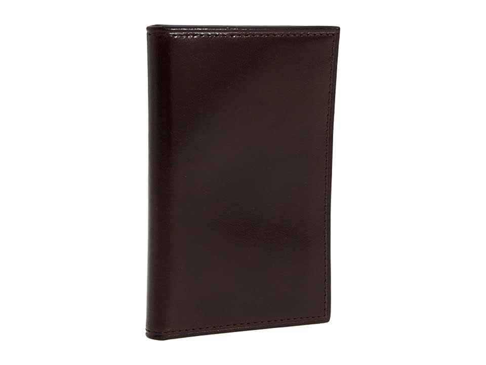 Bosca Old Leather 8 Pocket Credit Card Case Dark Brown