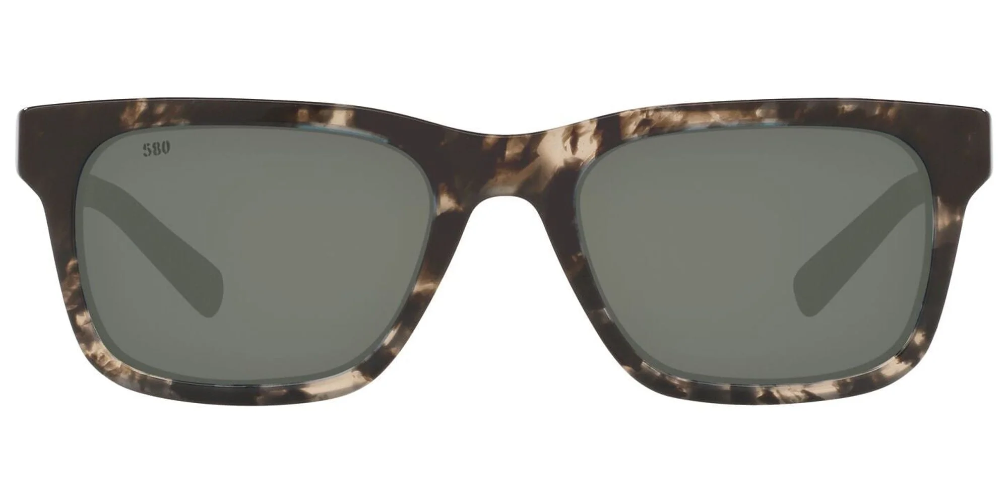 Costa Del Mar Tybee Polarized Blue Mirror 580G Square Sunglasses TYB 282 OBMGLP