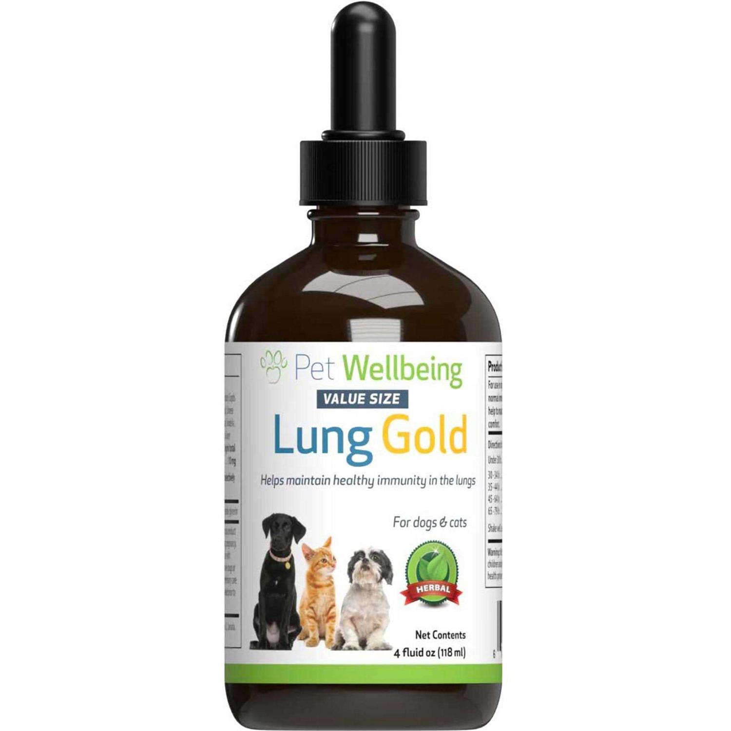 Pet Wellbeing Lung Gold for Cats - Pet Supplies online store