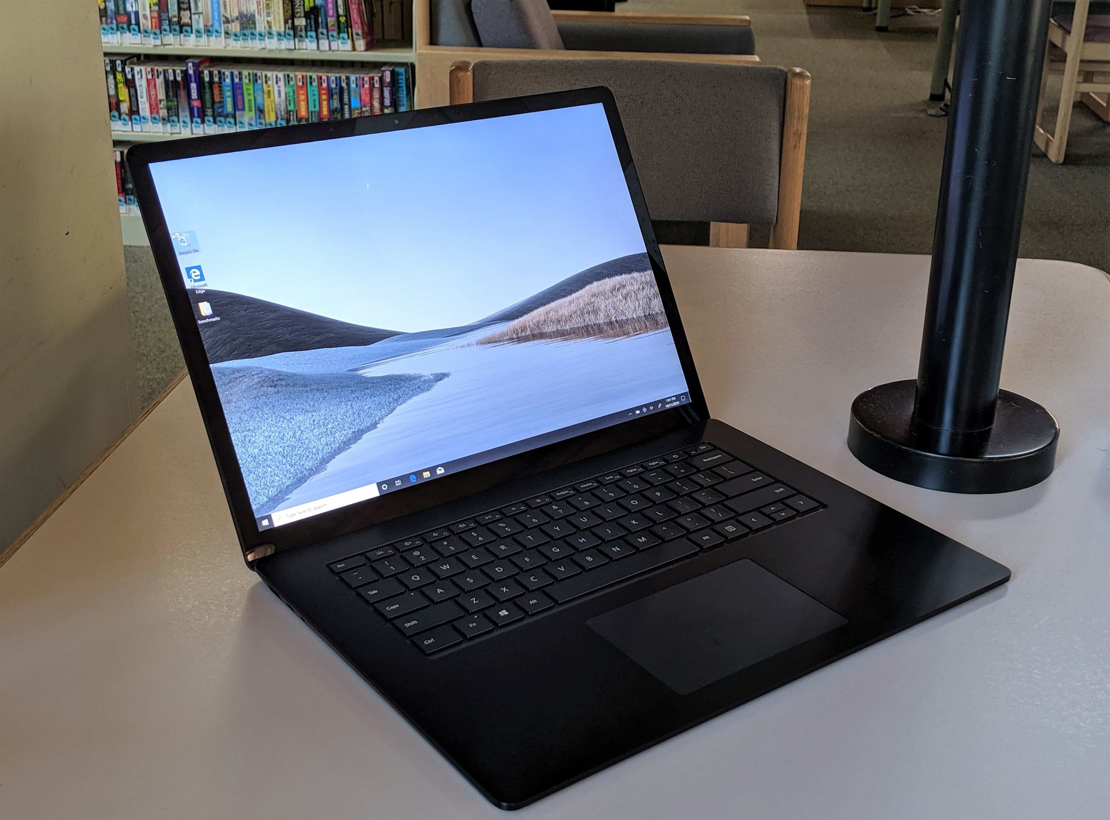 Restored Microsoft Surface Laptop 3 13.5" Intel Core I5 QuadCore 8GB 256GB Storage Windows 10 Black (Refurbished)