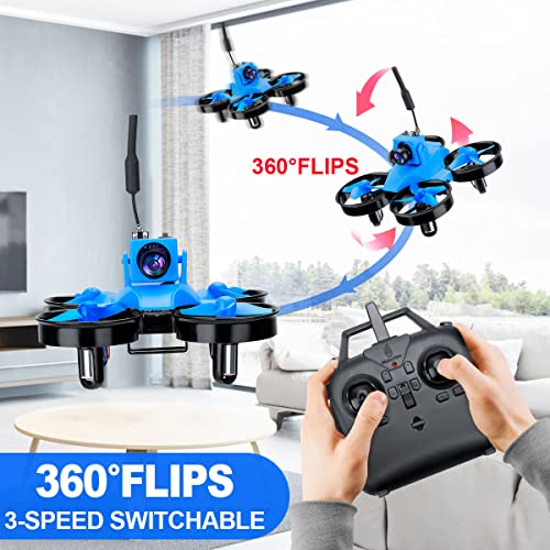 Makerfire FPV Drone Kit with IPS Display 5.8GHz 800TVL Camera Mini FPV Quadcopter for Beginners, One Button Take Off,3D Flip, Headless Mode
