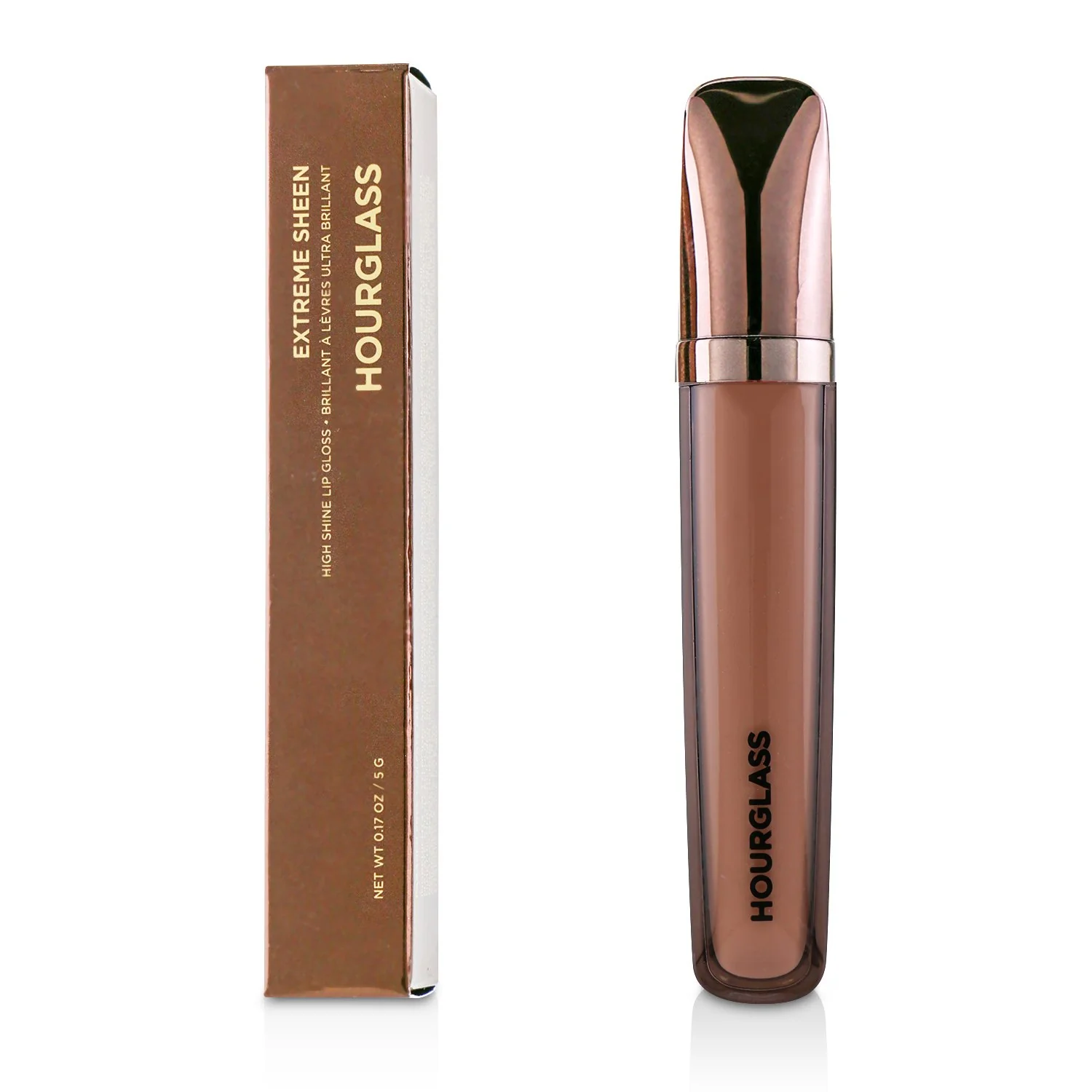 HourGlass Extreme Sheen High Shine Lip Gloss - # Ignite (Metallic Rose Gold)  5g/0.17oz