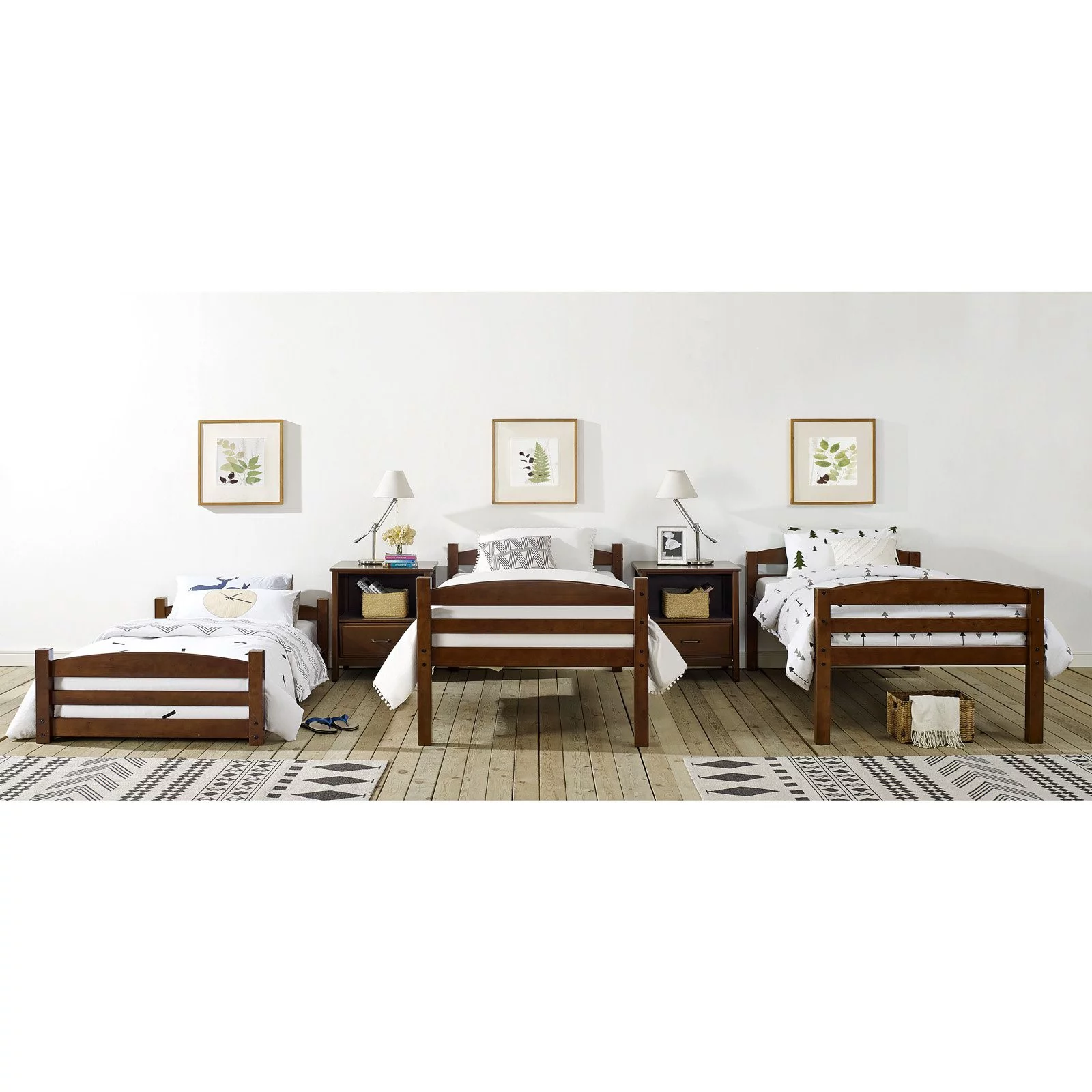 Dorel Home DHP Sierra Triple Bunk Bed, Mocha