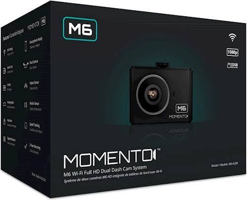 Momento MD-6200 M6 Wi-Fi HD Dual Dash Camera