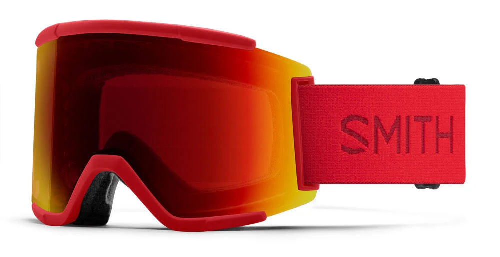 Smith Squad XL Goggles Sport White ChromaPop Everyday Green