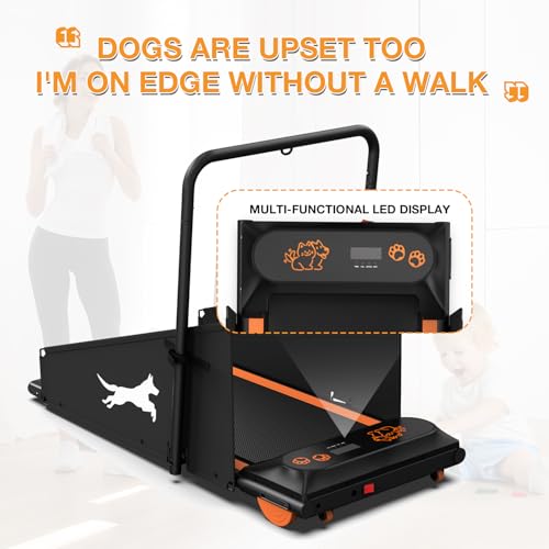 Dog Treadmill for Small and Medium Dogs, Pet Running Machine, Dog Indoor Pacer Treadmill with Remote Control