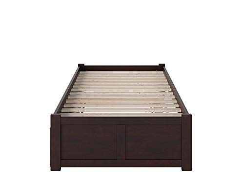 AFI Concord Platform Bed with Footboard & Storage Drawers