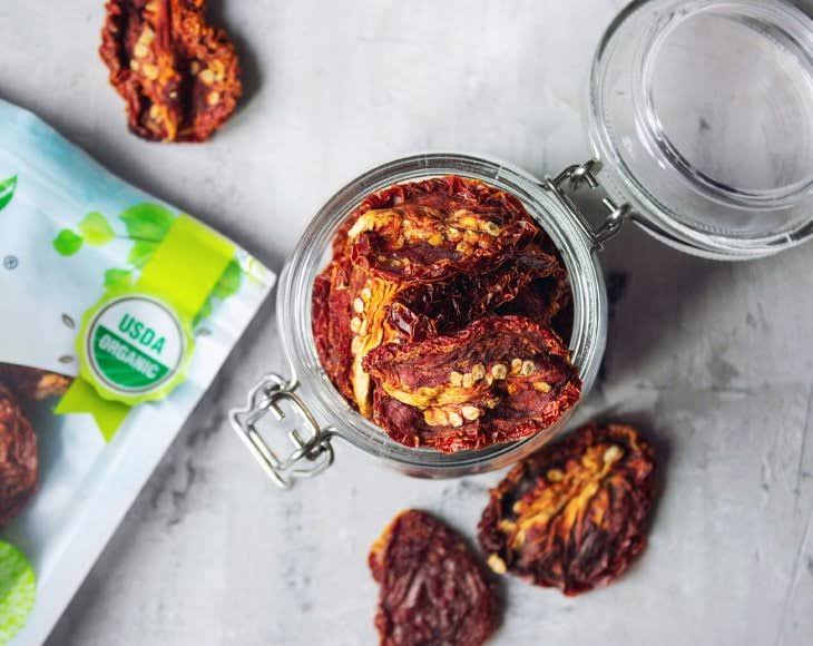 Organic Sun-Dried Tomatoes (Salted, Non-GMO,Unsulfured,Bulk,Food to Live) 10 lbs
