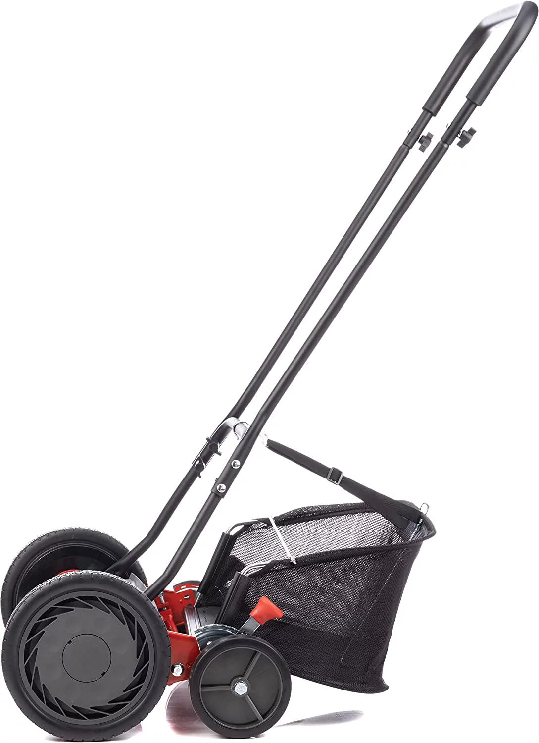 Dina 1816-18CR 18-Inch 5-Blade Push Reel Lawn Mower with Grass Catcher  Red - Curated Treasures Market