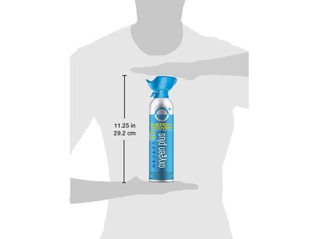 O+ Biggi - 6-Pack - Oxygen Plus - Made in The USA - 11 Litre Canisters - Portable Oxygen Can to Boost Oxygen Levels for Energy u