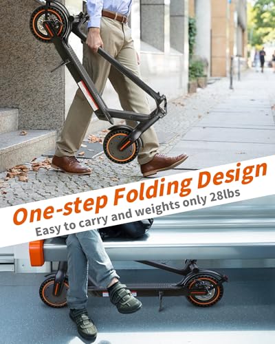 Electric Scooter for Adults, Powerful 500W/1500W Peak Motor, 8.5"/10" Tires, Max 21/28/35 Miles Long Range, Top Speed 19/21/25 MPH, APP