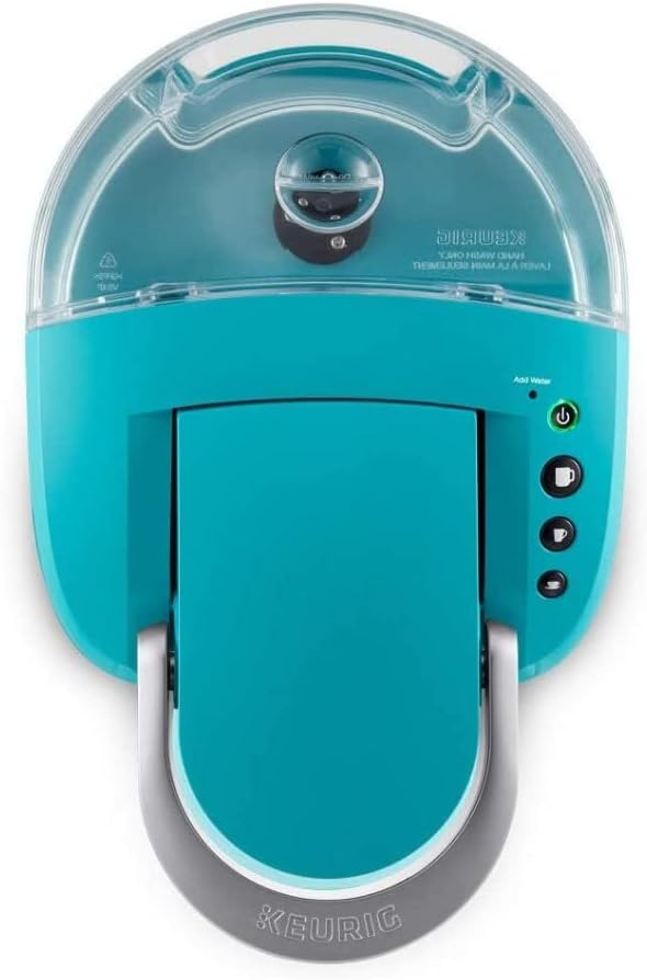 K-Compact Single-Serve K-Cup Pod Coffee Maker, 36 ounces, Turquoise