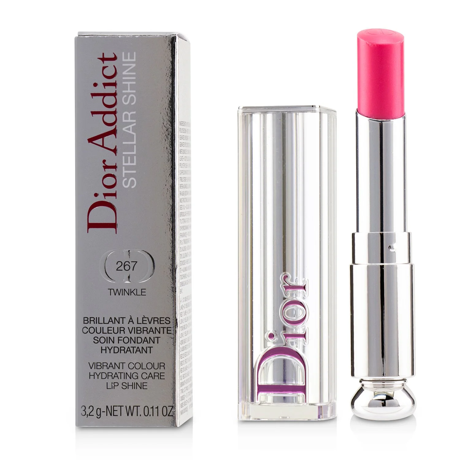 Christian Dior Dior Addict Stellar Shine Lipstick - # 639 Riviera Star (Pop Coral)  3.2g/0.11oz