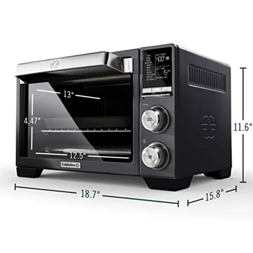 Calphalon Performance Air Fry Convection Oven, Countertop Toaster Oven, Dark Stainless Steel