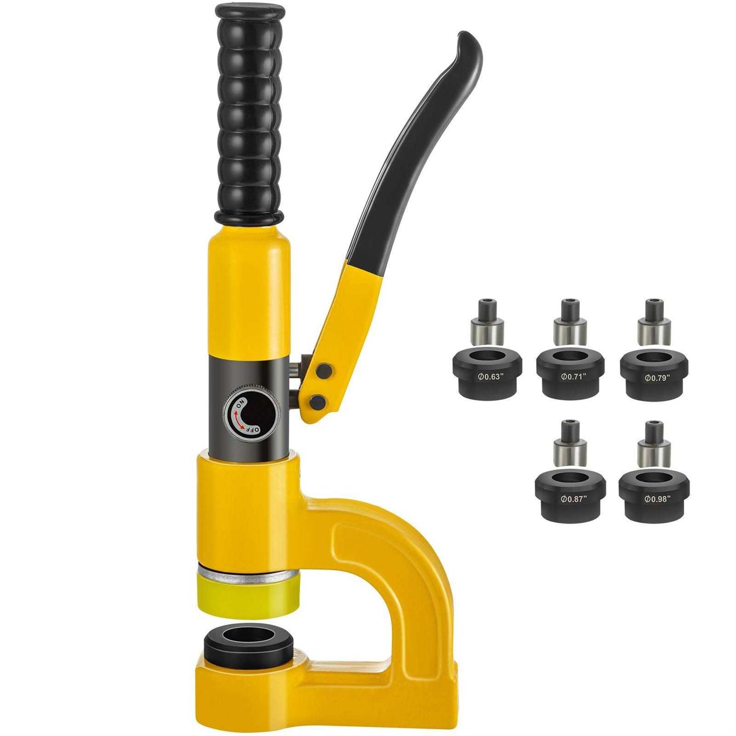 VEVOR Hydraulic Hole Punching Machine 6 Ton Manual Hole Digger Punch - Shop Hardware Tools Online Store