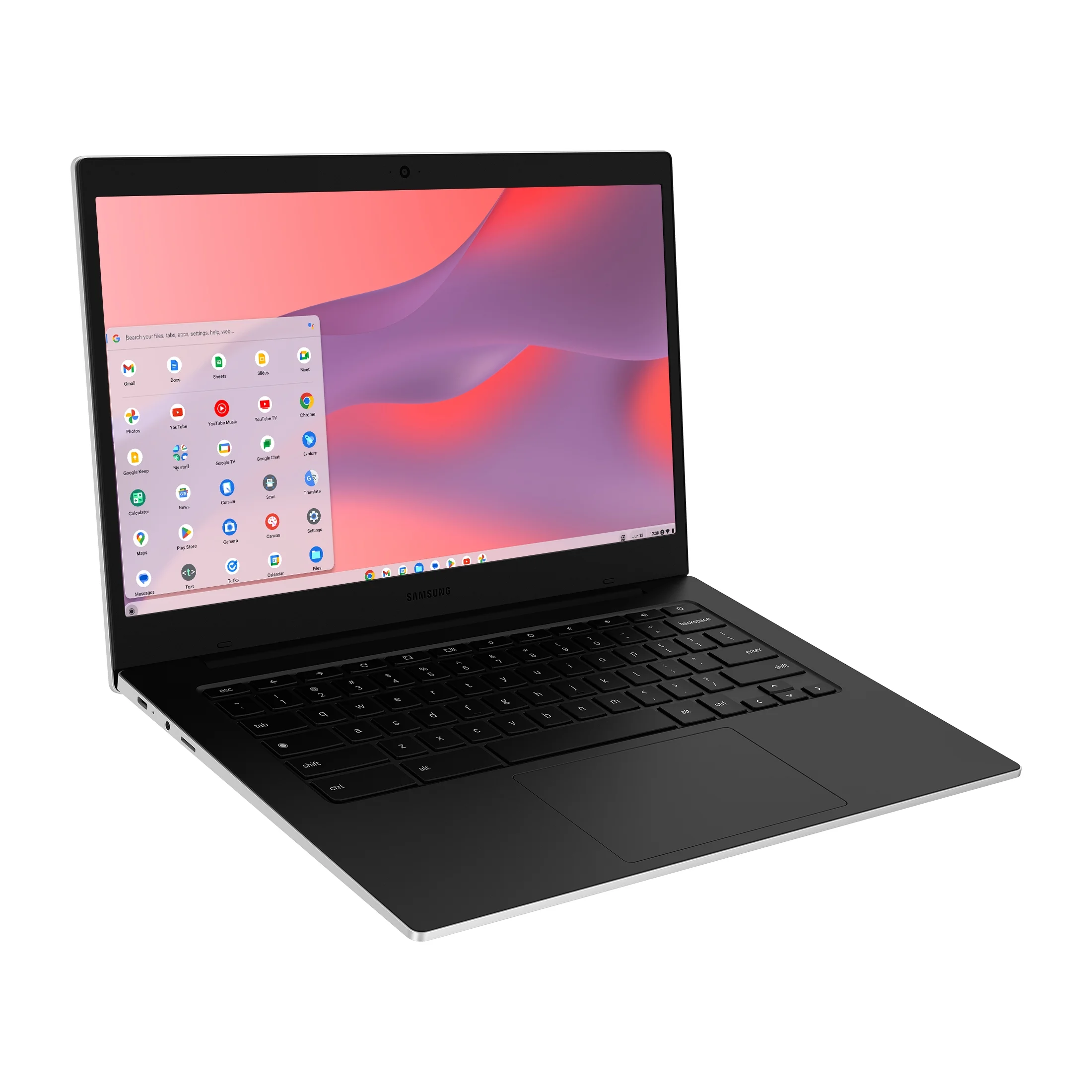 Samsung Galaxy Chromebook Go, 14" HD LED, Intel Celeron N4500, 4GB RAM, 64GB Storage, ChromeOS, Silver, XE340XDA-KA2US