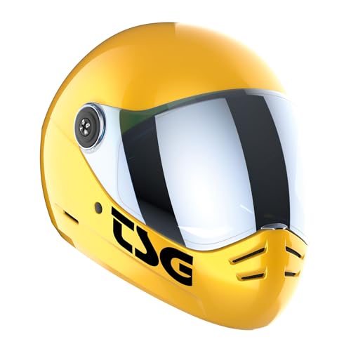 TSG - Pass 2.0 Full-face Premium Helmet w/Two Visors | Downhill Skateboarding, E-Skating, E-Onewheeling, Longboarding | Nose Ports, Air Flow Channels