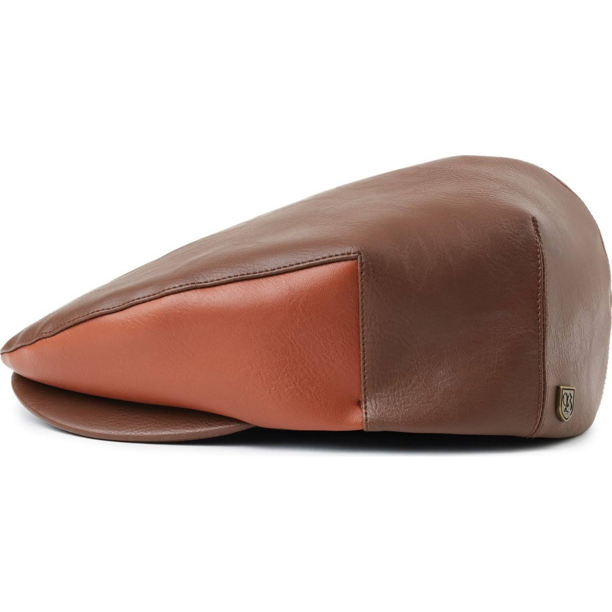 Brixton Hooligan Snap Flat Cap – Brown / Khaki