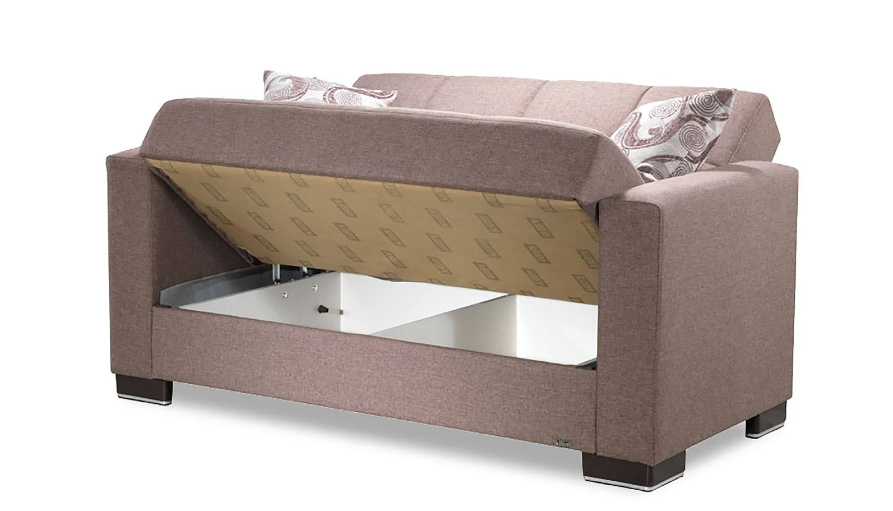 Casamode Armada Sofa Brown Chenille Polyester