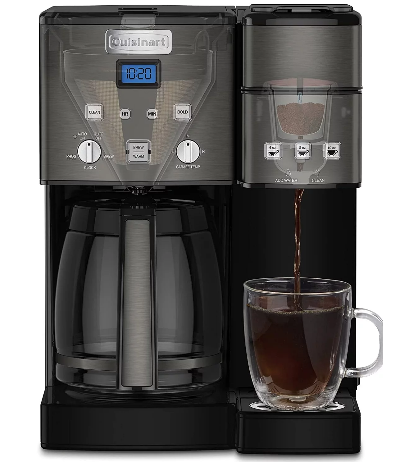 Cuisinart SS-15CP 12 Cup Coffee Maker And Single-Serve Brewer - Black