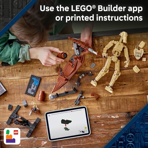 LEGO Star Wars: The Phantom Menace Battle Droid with STAP - Building & Learning Toy for Boys & Girls, Ages 12+ - Star Wars Toy & Model Kit