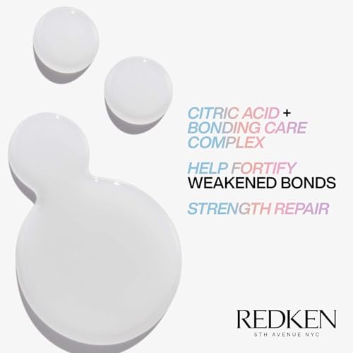 REDKEN Bonding Shampoo & Conditioner Set for Damaged Hair Repair | Acidic Bonding Concentrate | Sulfate-Free | Repairs Bleached or Color-Treated Hair