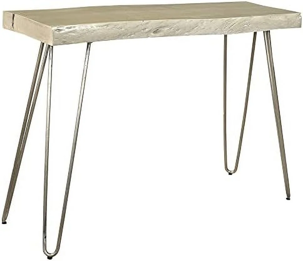 Solid Wood Live Edge Console  Sofa  Hallway TABLE  NATURAL