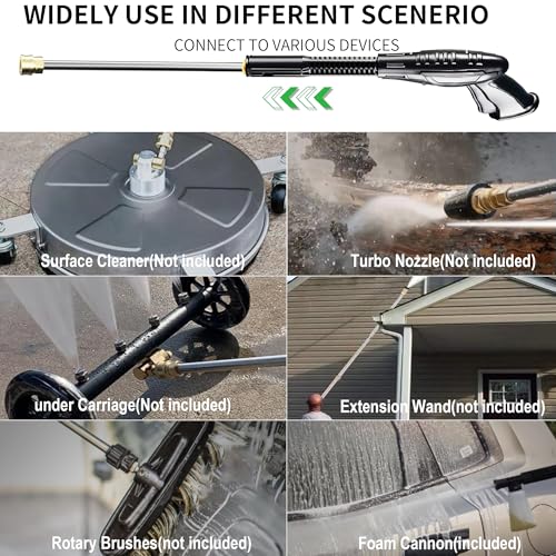 Electric Pressure Washer, 4500 PSI 3.2 GPM Power Washer with 4 Quick Connect Nozzles