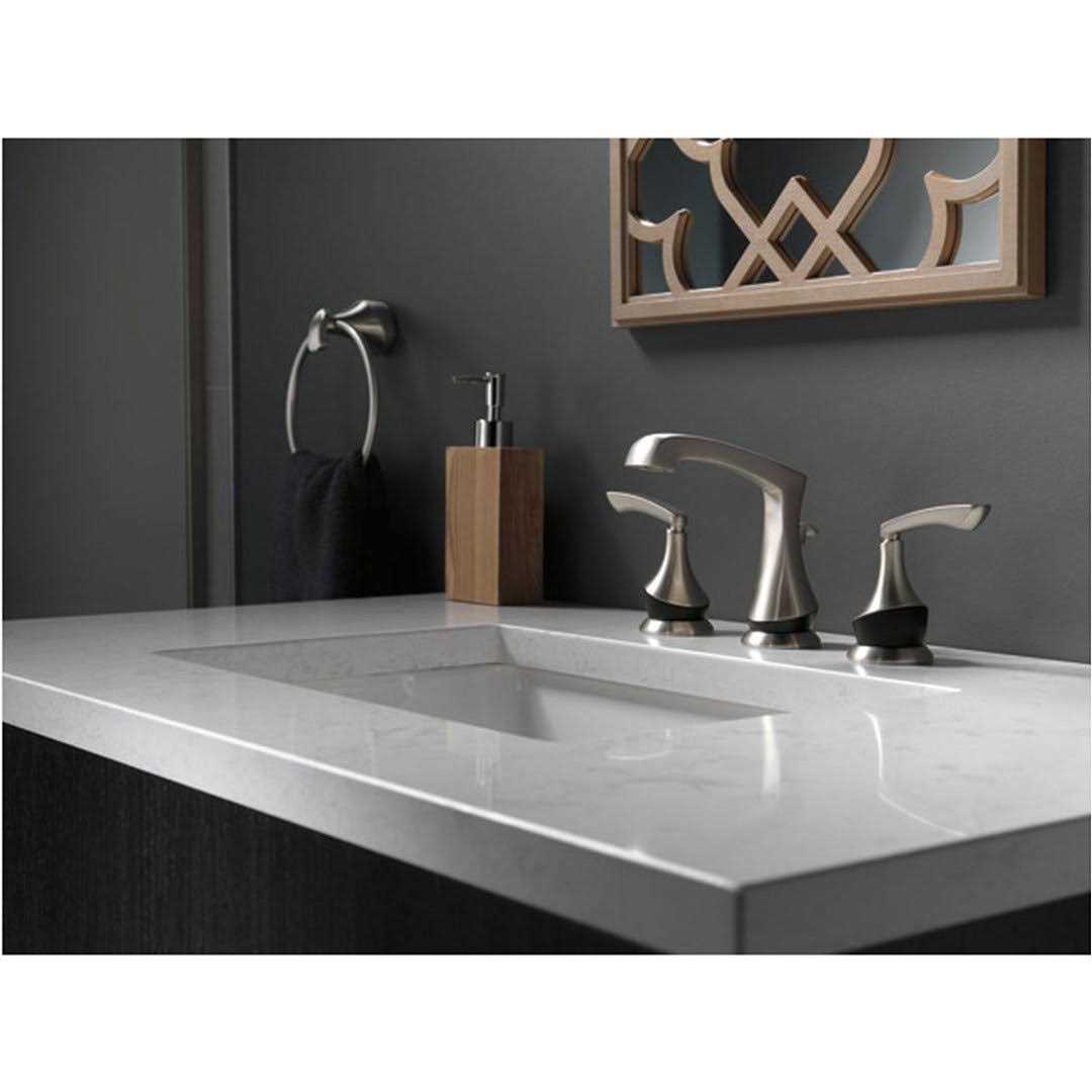 Delta 35750lf-spbl Merge Widespread 2-Handle Bathroom Faucet in Nickel - Shop Hardware Tools Online Store